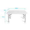 6ft Rectangle Tablecloths Dimensions